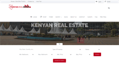 Desktop Screenshot of kenyan-real-estate.com